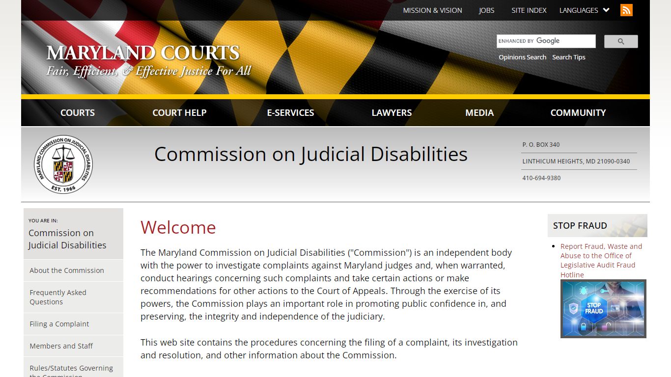 Welcome | Maryland Courts